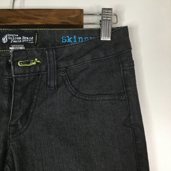 Genuine Volcom brand  Sadie Skinny Jeans Size 0 - Picture 5 of 12